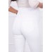 Džinsinės kelnės nėščiosioms - baltos spalvos Kelnės ir leginsai (tamprės)