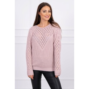 Megztinis rožinės spalvos M/L 