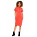 Suknelė nėščiosioms - maitinančioms (koralinės spalvos) Suknelės