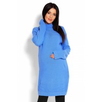 Megztinis nėščiosioms (mėlynos spalvos)