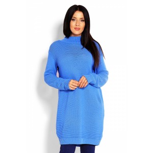 Ilgas džemperis (mėlynos spalvos)