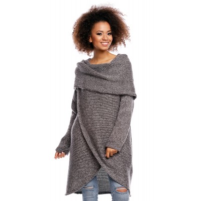 Ilgas džemperis (pilkos spalvos) Megztiniai, džemperiai, kardiganai