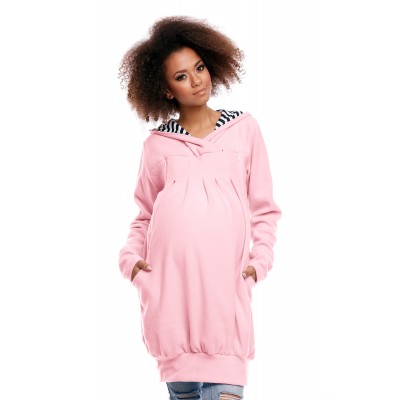 Džemperis nėščiosioms - maitinančioms (rožinės spalvos) Megztiniai ir džemperiai