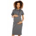Suknelė nėščiosioms - maitinančioms (grafito spalvos) Suknelės