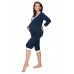 Pižama nėščiai - maitinančiai (mėlynos spalvos) Naktiniai ir pižamos